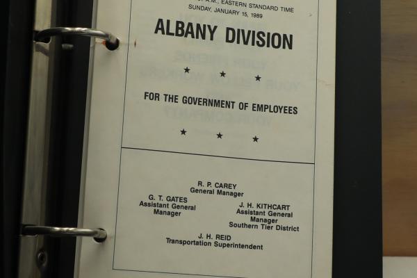 Albany Division ETT No. 1, 1989-01-15