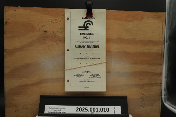 Albany Division ETT No. 1, 1989-01-15