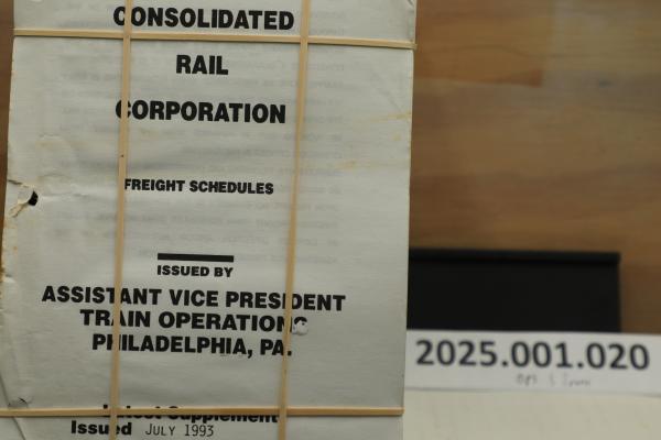 CR Freight Schedules, issued 1993-07-01