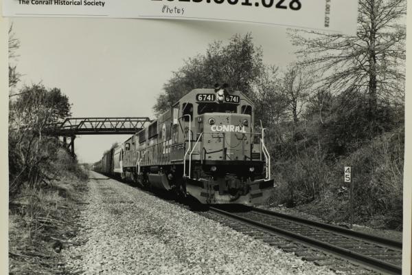 Photo of CR 6741, Neshantic Station NJ, April 26, 1987 by Bill Strohmeyer