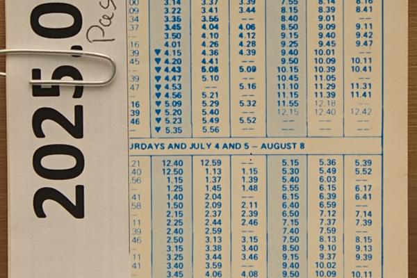 CR passenger schedule ex-RDG Jenkintown/Glenside lines 1976-06-01