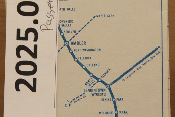 CR schedule ex-RDG Lansdale line June 1976