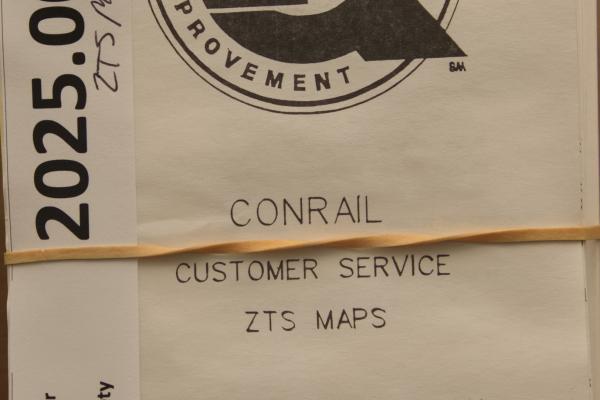 Philadelphia Division ZTS maps, Vol. 1, Oct. 1993