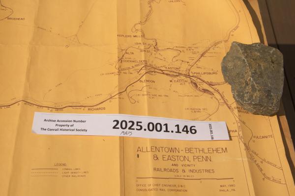 Map: Allentown-Bethlehem & Eastern PA, RRs & Industries, May 1980