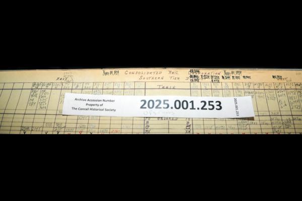 Southern Tier Train Dispatcher Sheet 1989-06-14