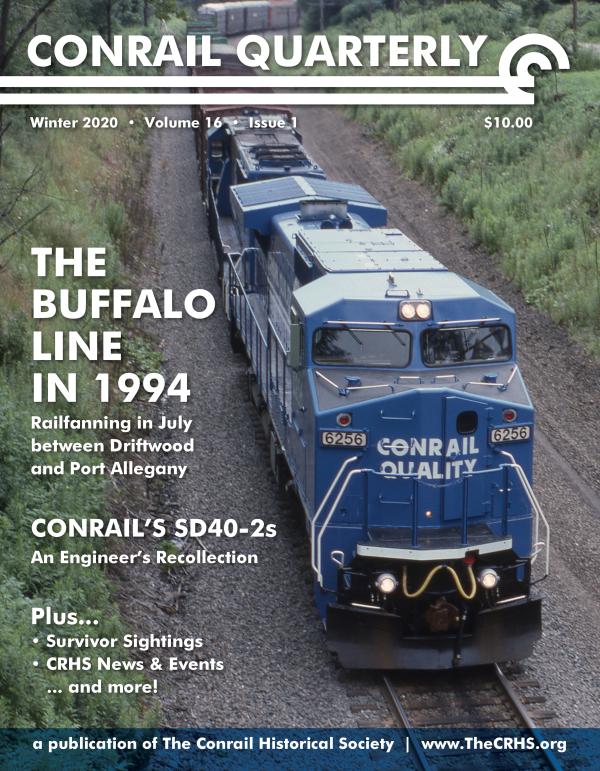 Conrail Quarterly: Vol 16, Issue 1, Spring 2020
