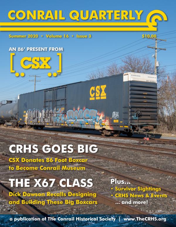 Conrail Quarterly: Vol 16, Issue 3, Fall 2020