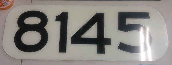 GP38-2 8145 Numberboard (White)