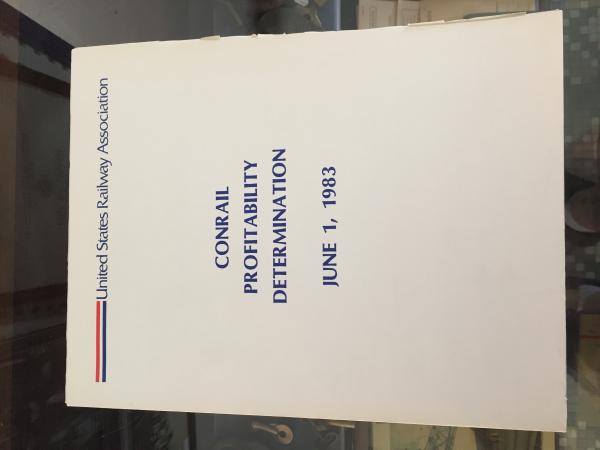 Conrail Profitability Determination, June 1, 1983