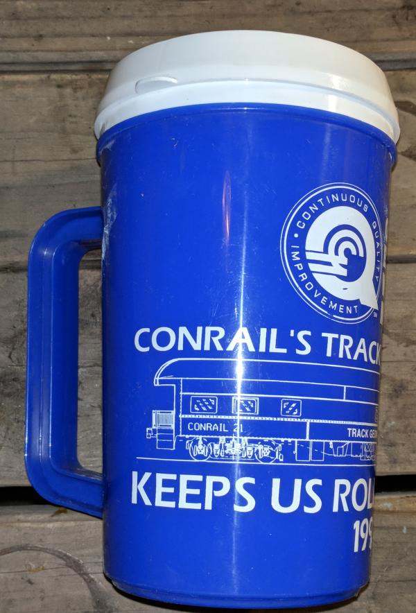 Plastic travel mug