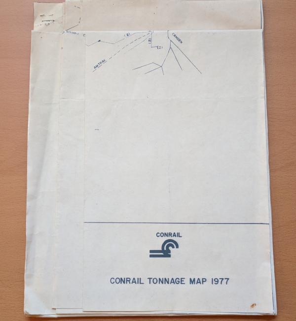 Conrail Tonnage Map 1977