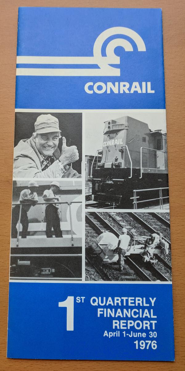 Conrail 1976 1Q Financial Report Brochure
