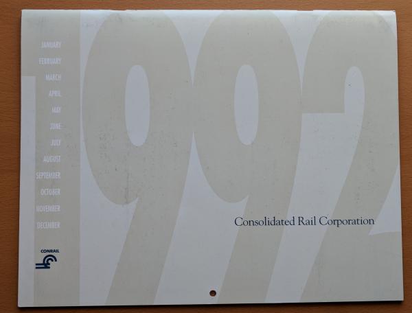 1992 Conrail Appointment Calendar