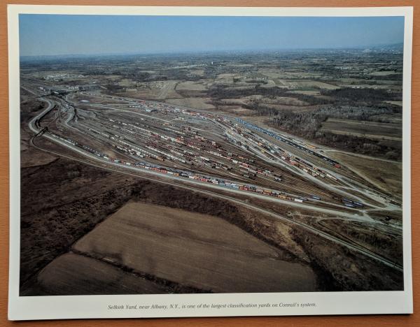 Promotional photo: Selkirk Yard, near Albany, N.Y., is one of the largest classification yards on Conrail's system.