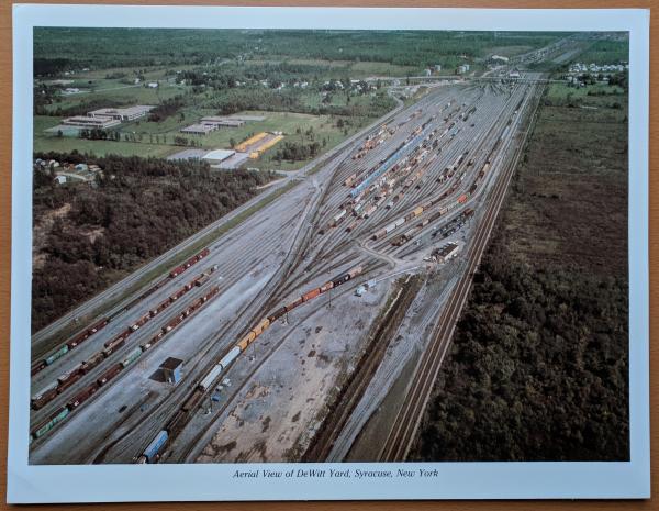 Promotional photo: Aerial view of DeWitt Yard, Syracuse, New York.