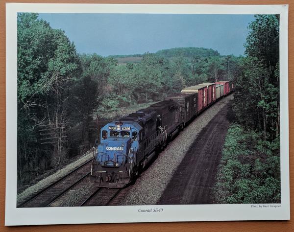 Promotional photo: Conrail SD40