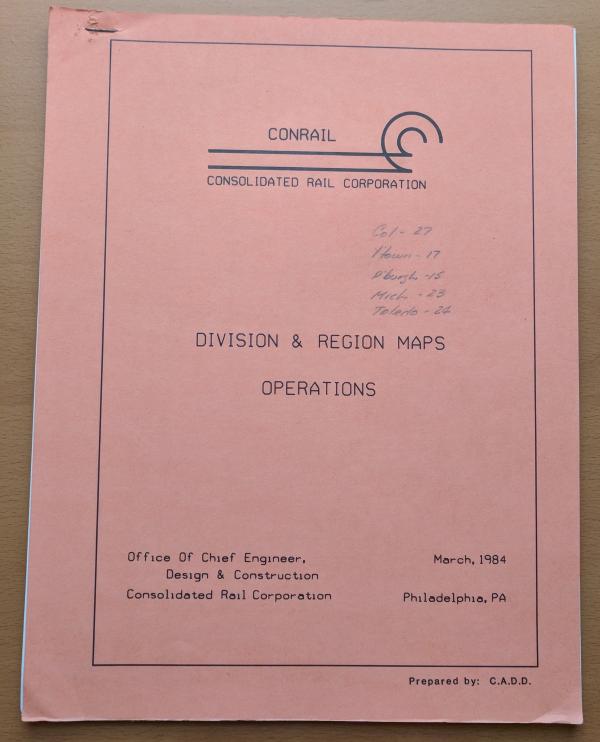 Division & Region Maps Operations March 1984