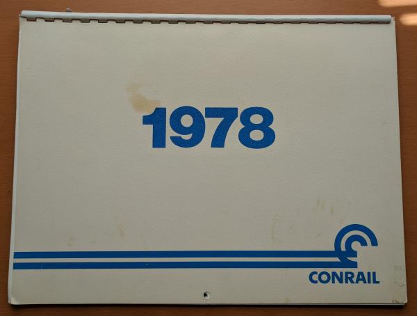 1978 Conrail Wall Calendar