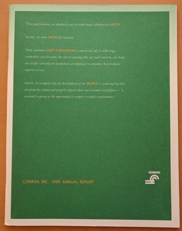 Conrail Annual Report 1995