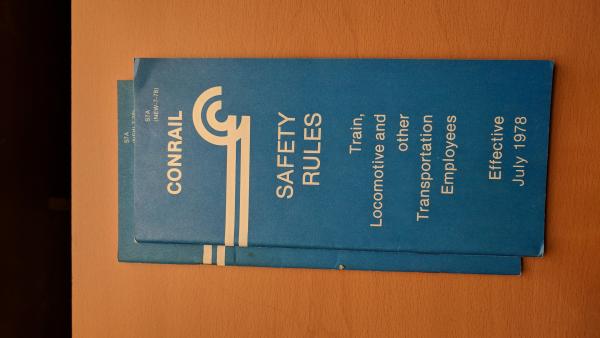 S7-A (New-7-78) Safety Rules Train, Locomotive and other Transportation Employees, Effective July 1978 (x2)