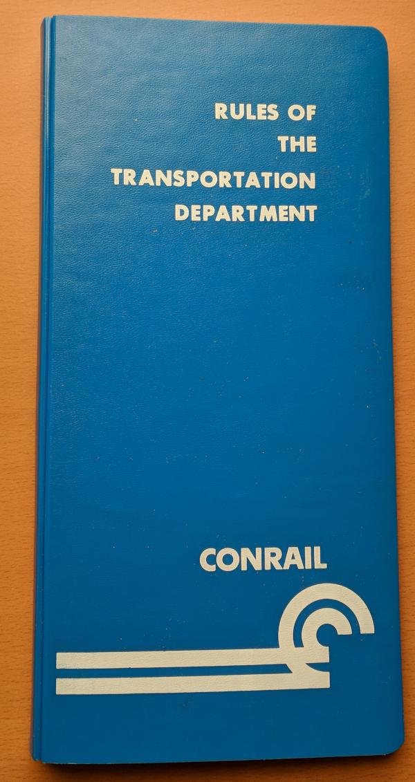 Rules of the Transportation Department Revision No 2. Effective November 25 1979 in binder