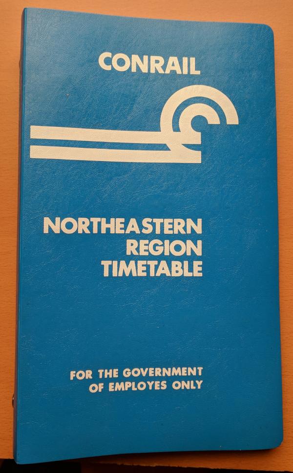 Conrail Northeastern Region Employee Timetable, 1979-06-18, No. 1