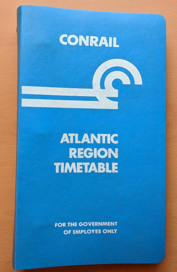 Conrail Atlantic Region Employee Timetable, 1980-04-27, No. 1