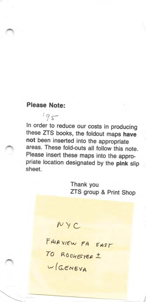 ZTS Maps, Albany Division, Vol. 4, February 1997