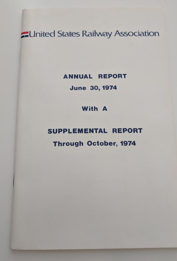USRA Annual Report 1974