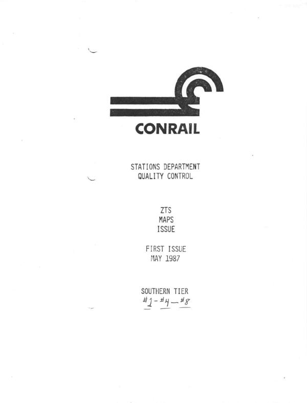 ZTS Maps, Southern Tier, May 1987