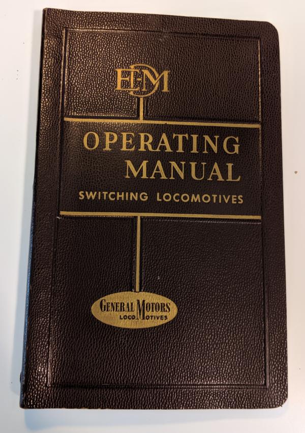 EMD SW-1 and NW-2 Operating Manual