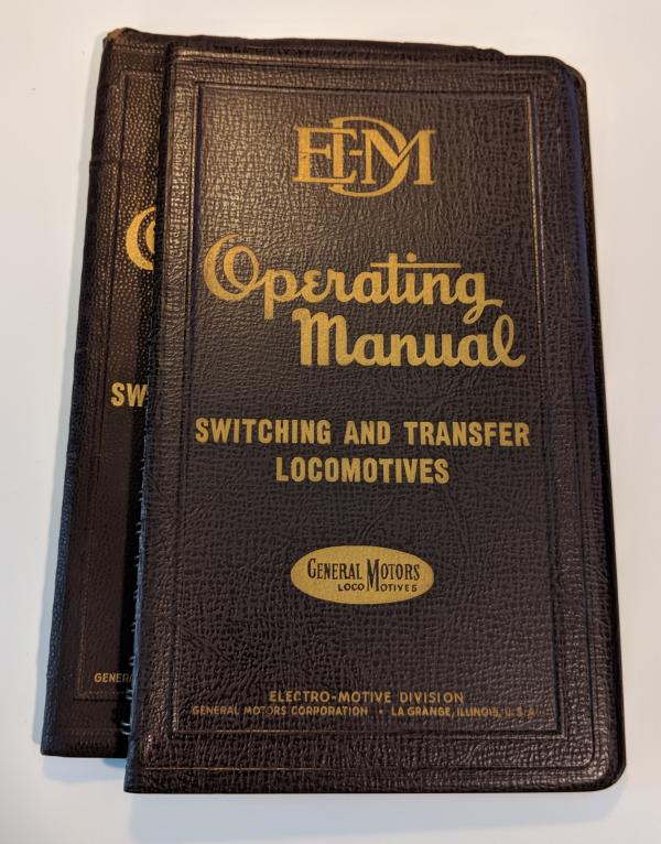 EMD SW8, SW9, TR5 and TR6 Operating Manual (x2)
