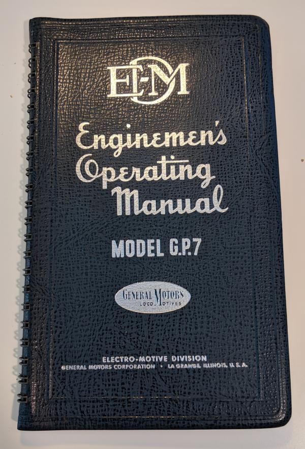 EMD GP7 Operating Manual