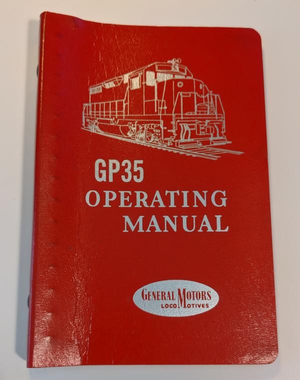 EMD GP35 Operating Manual, labeled EF-25 12/3/64 2297-2310