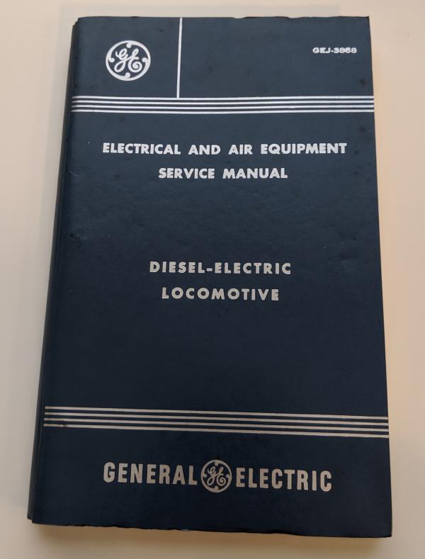 GE Diesel Electric Locomotive Electrical and Air Equipment Service Manual