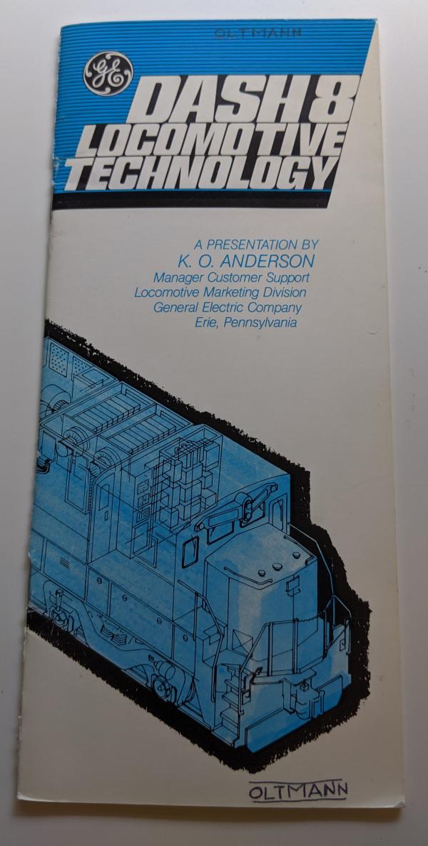 GE Dash 8 Locomotive Technology Brochure