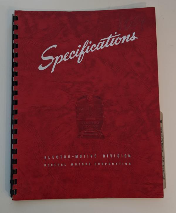 Locomotive Specifications Booklet: EMD SD40