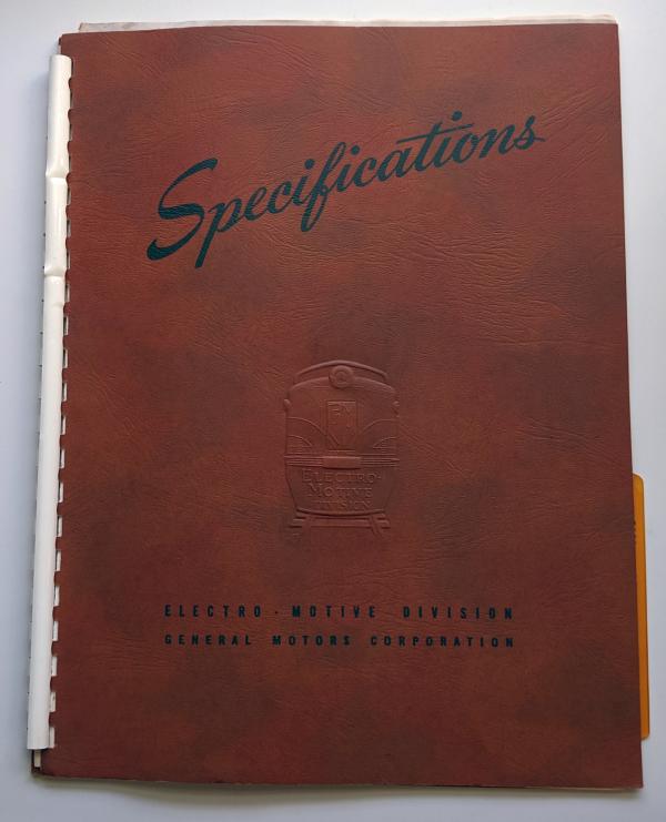 Locomotive Specifications Booklet: EMD DD35 Specification 8049 June 1 1963