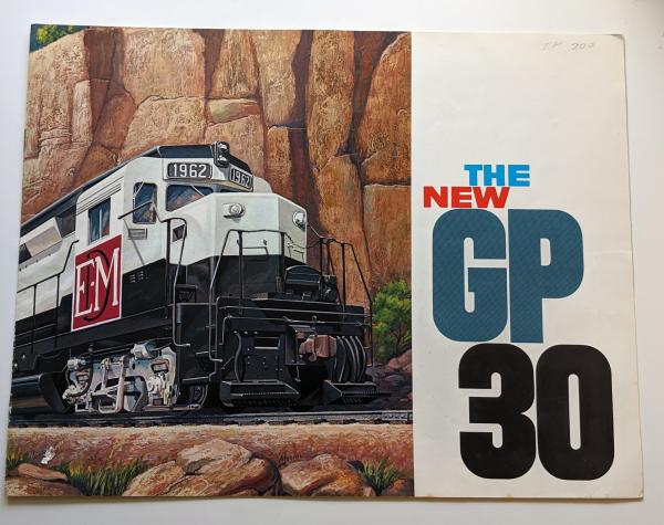 GP 30 sales brochure: The New GP30