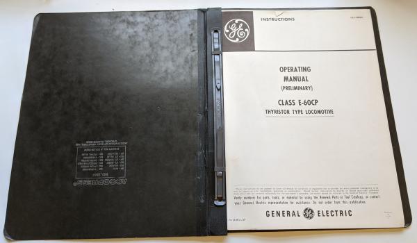 GE E60-P Operator's Manual (Preliminary) GEJ-5688A