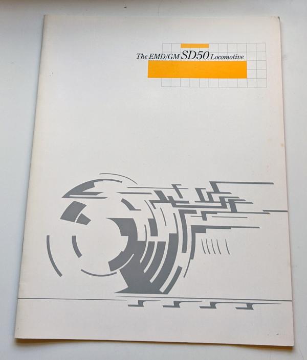 EMD/GM SD50 Sales Brochure