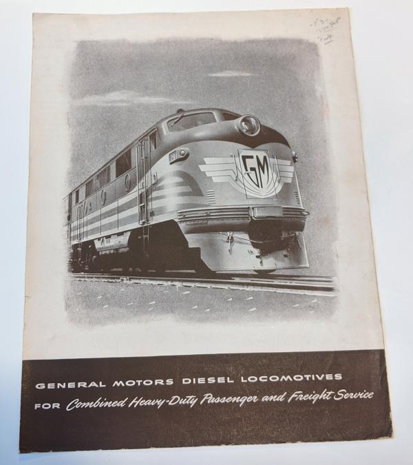 EMD F Unit Sales Brochure