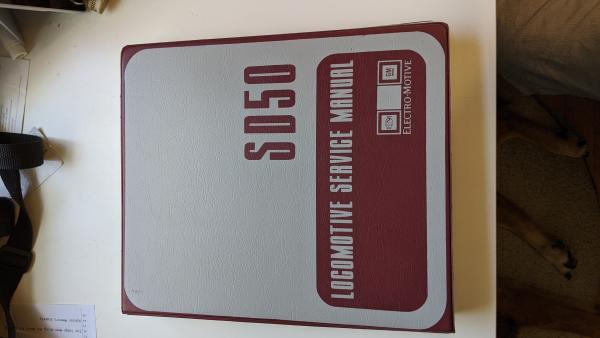 EMD SD50 Locomotive Service Manual 5th Edition December 1983