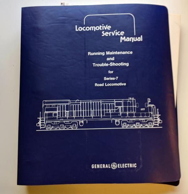 GE Series 7 Road Locomotive Service Information Manual GEK-30150 First Edition, August 1978