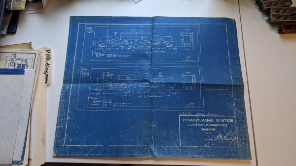Locomotive Drawing for L-5, L-5A, L-5PAW and L-5PDW locomotives. Drawing E 70663