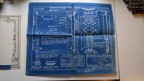 Electric Locomotive Steam Heat Boiler Modifications Drawing