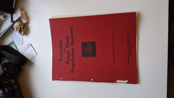 Book of information on Excitation and Power Plant Regulating Systems - Locomotives with Model 244 Engines