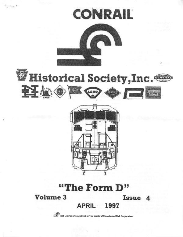 CRHS The Form D Newsletter - Vol. 03, No. 04 - April 1997