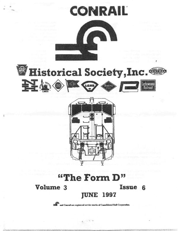 CRHS The Form D Newsletter - Vol. 03, No. 06 - June 1997