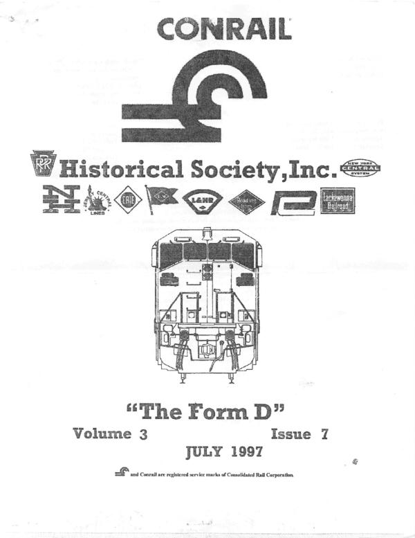 CRHS The Form D Newsletter - Vol. 03, No. 07 - July 1997